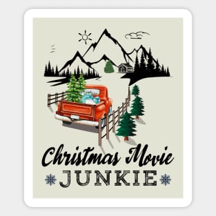 Christmas Movie Junkie Magnet